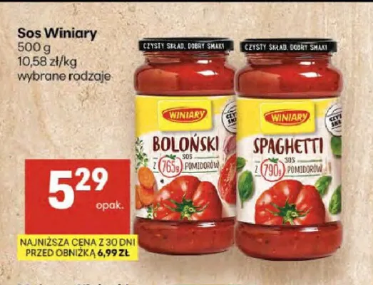 Sos Winiary promocja w Delikatesy Centrum