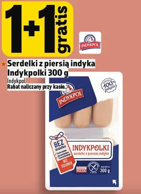 Serdelki z piersią indyka Indykpolski promocja w TOPAZ