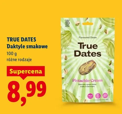 Daktyle smakowe różne rodzaje promocja w Lidl