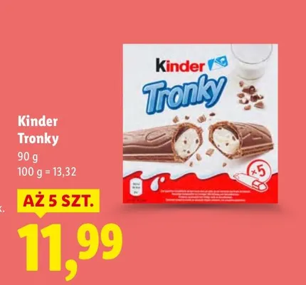 Kinder Tronky promocja w Lidl