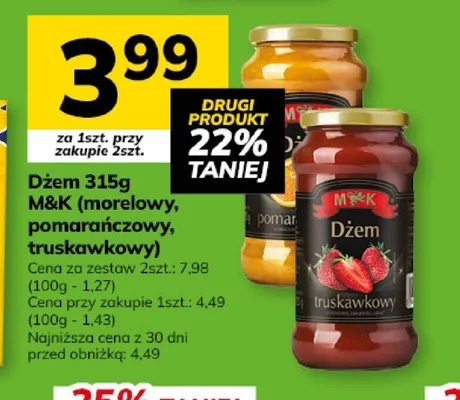 Dżem pomarańczowy 315g promocja w Hitpol