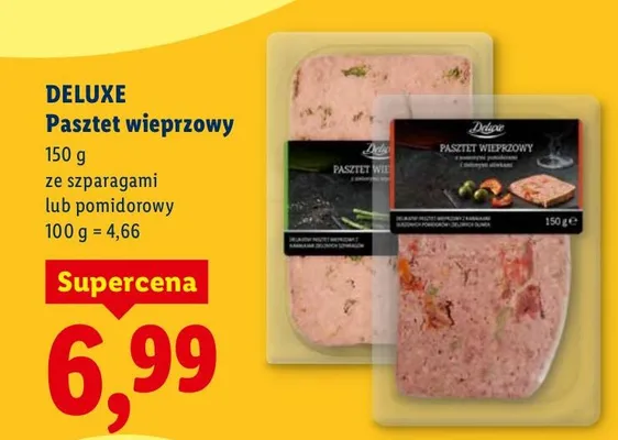 Pasztet wieprzowy pomidorowy promocja w Lidl
