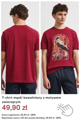 T-shirt męski bawełniany z motywem zwierzęcym promocja w Medicine