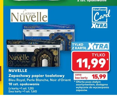 Zapachowy papier toaletowy Nuvelle Noir d'Orient 10-pak promocja w Kaufland