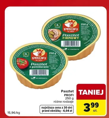Pasztet firmowy Profi promocja w Carrefour Market