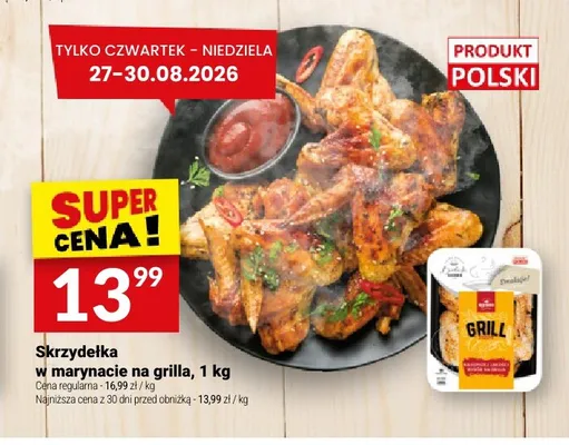Skrzydełka w marynacie na grilla Białecki promocja w Twój Market