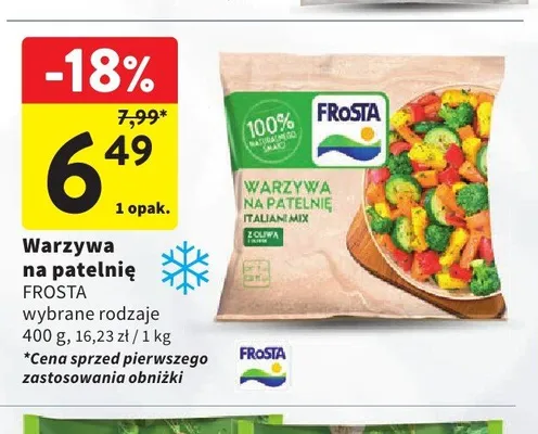 Warzywa na patelnię Italian Mix Frosta promocja w Intermarche