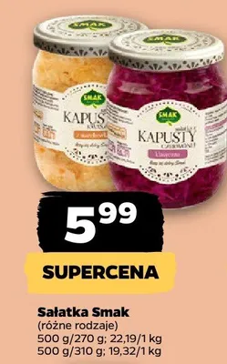 Sałatka Smak (różne rodzaje) promocja w Netto