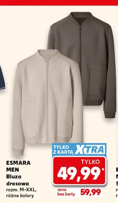Bluza dresowa Esmara Men promocja w Kaufland