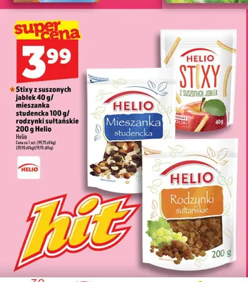 Rodzynki sułtańskie Helio promocja w TOPAZ