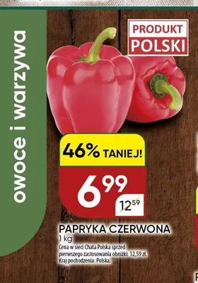 Papryka czerwona promocja w Chata Polska
