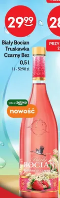 Wódka Biały Bocian Truskawka Czarny Bez promocja w Żabka