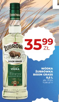 Wódka Żubrówka Bison Grass promocja w Duży Ben