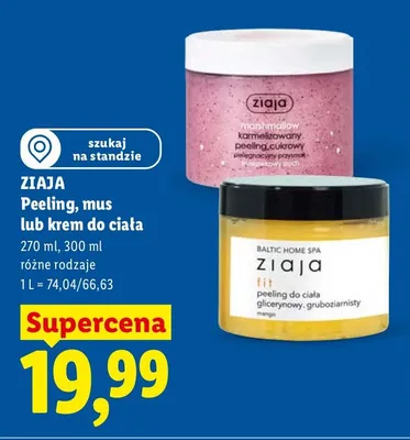 Peeling, mus lub krem do ciała promocja w Lidl