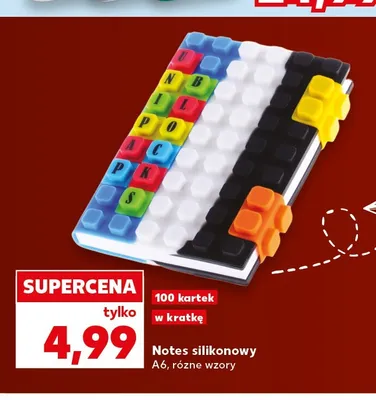 Notes silikonowy A6 promocja w Kaufland