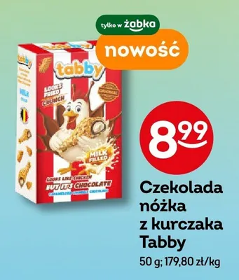 Czekolada nóżka z kurczaka Tabby promocja w Żabka