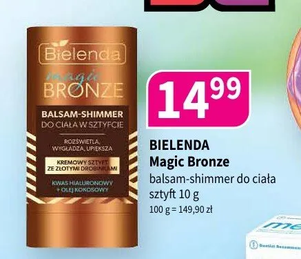Balsam-shimmer do ciała w sztyfcie Bielenda Magic Bronze promocja w Drogerie Polskie