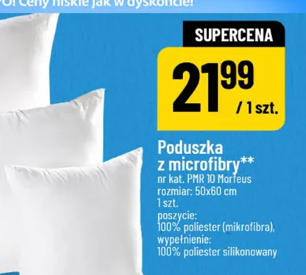 Poduszka z microfibry Morfeus 50x60 cm AMW promocja w POLOmarket