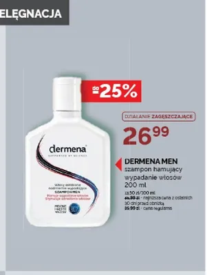 Szampon hamujący wypadanie włosów Dermena Men promocja w Ziko Dermo