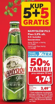 Piwo pils promocja w Kaufland
