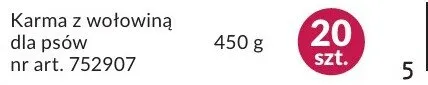 Karma z wołowiną dla psów promocja w Makro