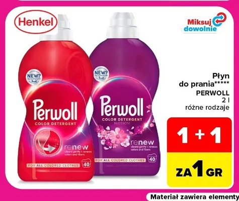 Płyn do prania Perwoll Color Detergent Blossom promocja w Carrefour Market