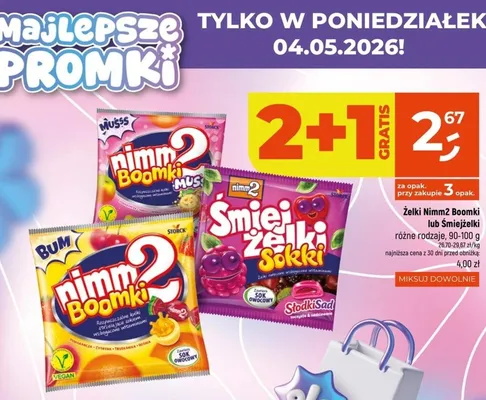 Żelki Śmiejżelki Sokki SłodkiSad promocja w Dealz