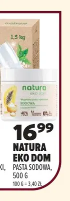 Pasta sodowa Natura Eko Dom promocja w Drogerie Natura