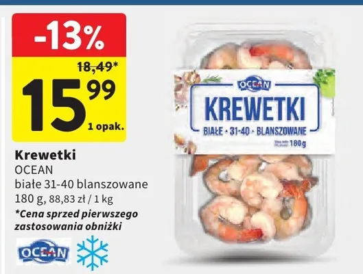 Krewetki promocja w Intermarche