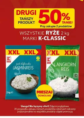 Ryż jaśminowy K-Classic promocja w Kaufland