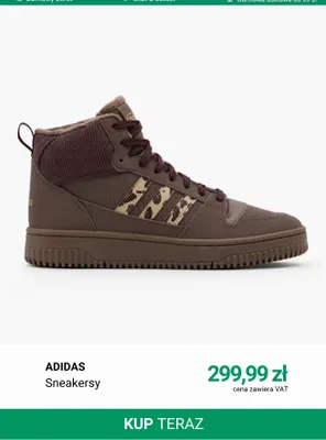 Sneakersy Adidas promocja w Deichmann