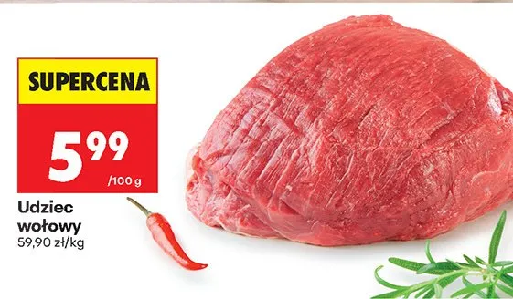 Udziec wołowy promocja w Biedronka