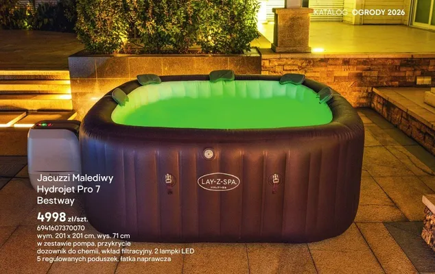 Jacuzzi Malediwy Hydrojet Pro 7 promocja w Castorama