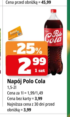 Napój Polo Cola promocja w Leclerc