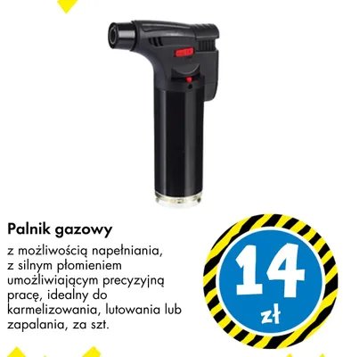 Palnik gazowy promocja w Tedi