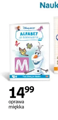 Książka Disney Uczy Alfabet do kolorowania Kraina Lodu promocja w Empik