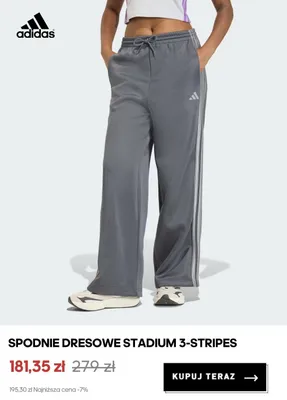 Spodnie dresowe Adidas Stadium 3-Stripes promocja w Adidas