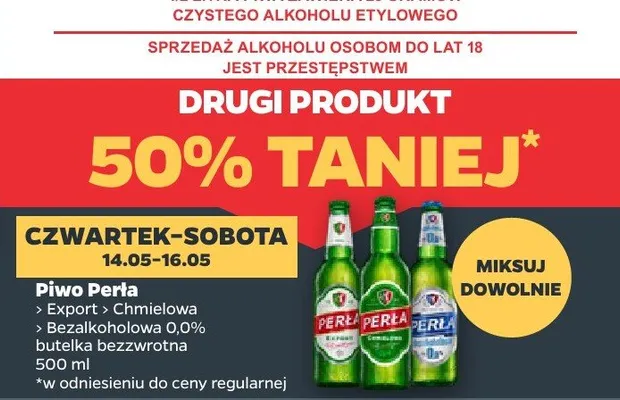 Piwo Perła Export promocja w Netto