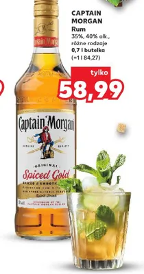 Rum Captain Morgan Spiced Gold promocja w Kaufland