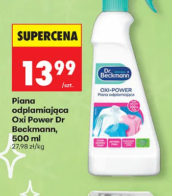 Piana odplamiająca Dr. Beckmann Oxi Power promocja w Biedronka