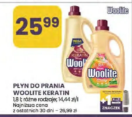 Płyn do Prania Woolite Keratin promocja w Stokrotka