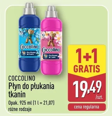 Płyn do płukania tkanin różne rodzaje promocja w Aldi