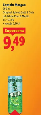 Rum Original Spiced Gold & Cola  promocja w Lidl