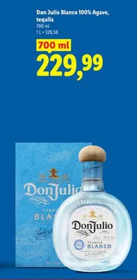 Tequila Don Julio Blanco 100% Agave promocja w Lidl