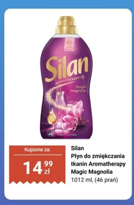 Płyn do zmiękczania tkanin Silan Aromatherapy Magic Magnolia promocja w Biedronka