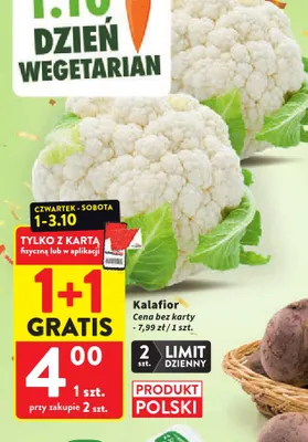 Kalafior promocja w Intermarche