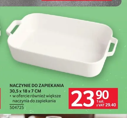 Naczynie do zapiekania 30,5x18x7 cm promocja w Selgros
