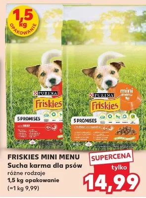 Sucha karma dla psów różne rodzaje Mini Menu promocja w Kaufland