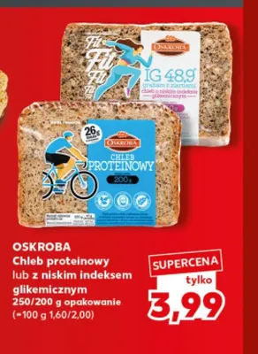 Chleb z niskim indeksem glikemicznym Oskroba promocja w Kaufland