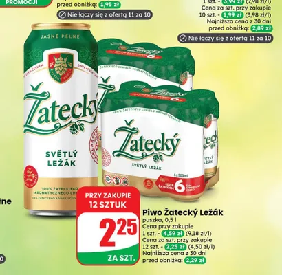 Piwo Žatecký Ležák promocja w Dino